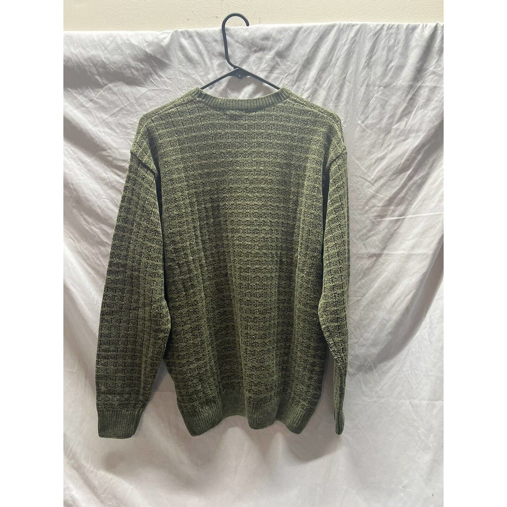 Vintage Made In USA Knightsbridge Green Knit Sweater Small